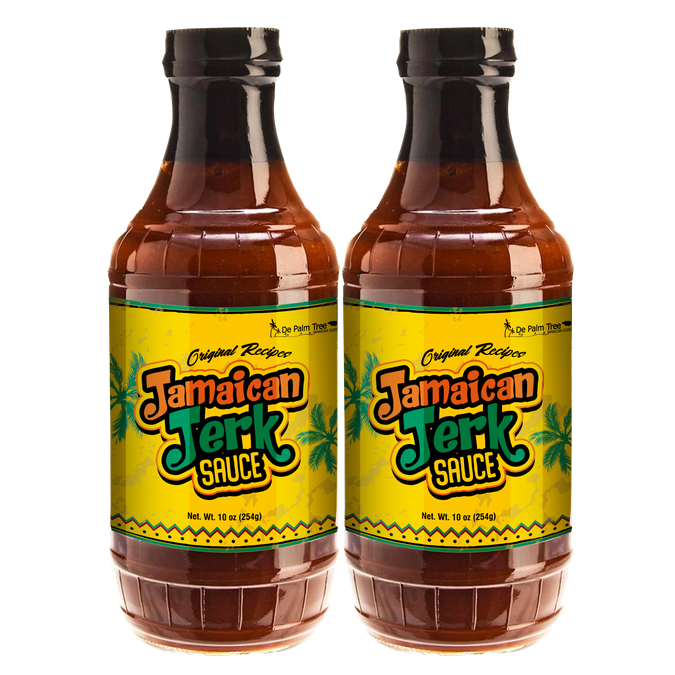 Design eye catching Jamaican Jerk Sauce bottle Label Product label