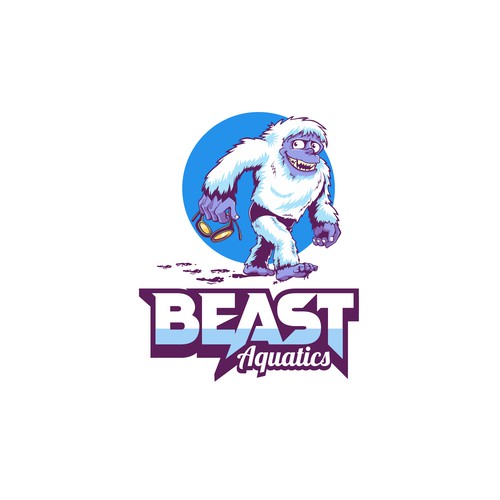 Strong, athletic Yeti design for a new team! Design by phong