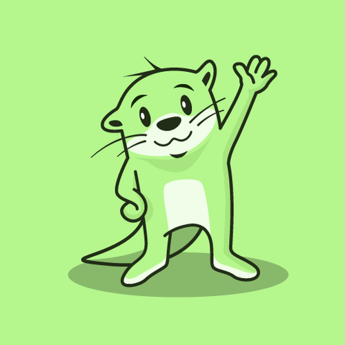 Illustrated Character Logo for Newsletter Design by AdriánKG