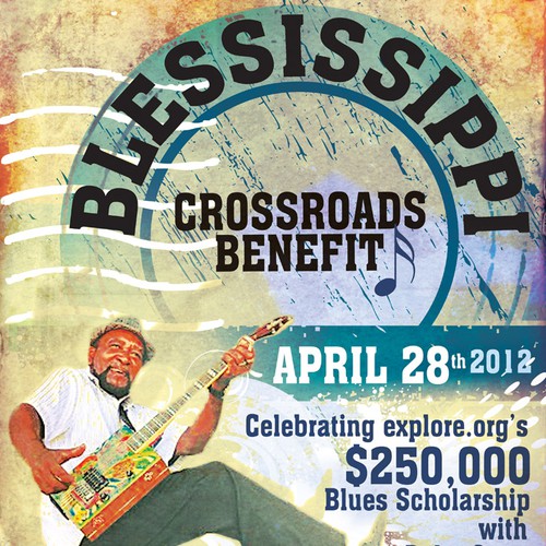 Design our Blues Concert Benefit Poster! Ontwerp door J Baldwin Design