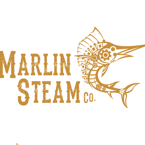 Vintage Steampunk Logo Design by menangan