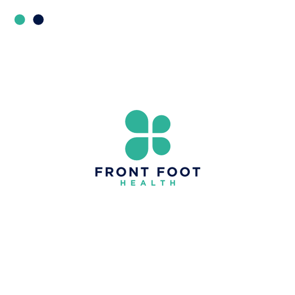 Design by ♪ n o v a titled "FRONT FOOT HEALTH"