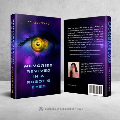 Design book cover for young adult science fiction sequel book Réalisé par ArsDesigns!