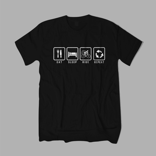 Cycling/bike T-shirt design