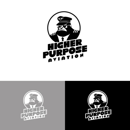 Higher Purpose Aviation Design by MyLogoGenius