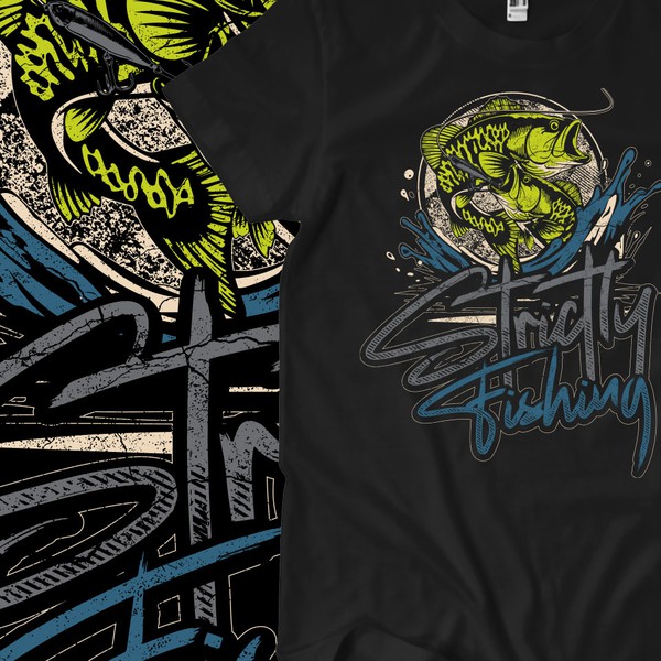 Design by ScarDesigns titled "Fishing design shirt "