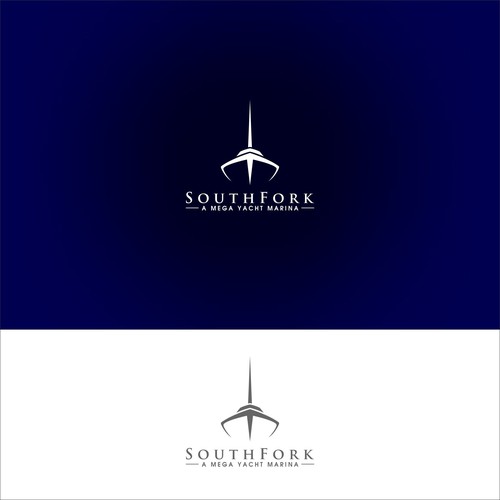 Design logo for newest and greatest mega-yacht marina in yachting capital of world.  Onward work. Design by Kharis.id