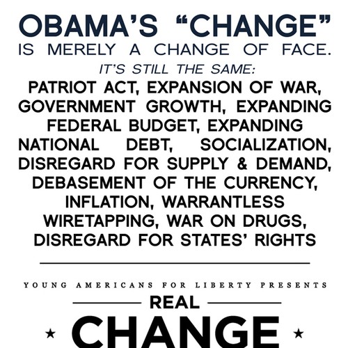 Barack Obama Design by 2.much.coffee.man