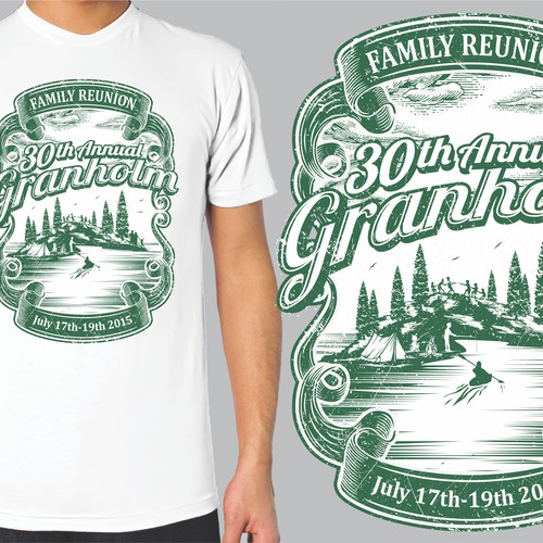 clan reunion tshirt design