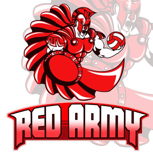 Create a cool, intense, captivating and intimidating logo for a Sports Team - RED ARMY Design by I'm Home.