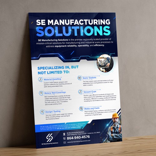 Clean single page line card for potential customers Design by *FBCTechnologies*