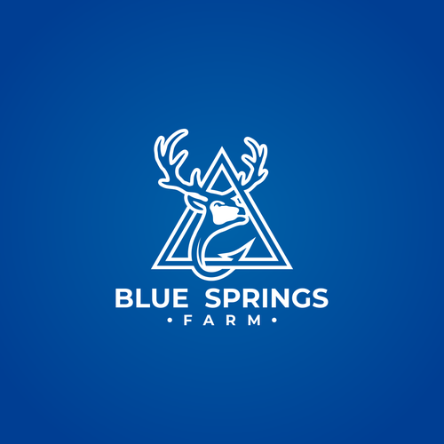 Logo for our Der hunting and bass fishing recreational farm Design by Tendangmenang