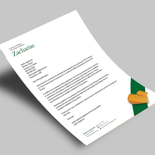 We need  letterhead design for our agricultural farm with production and sale of regional products Design von Xclusive16