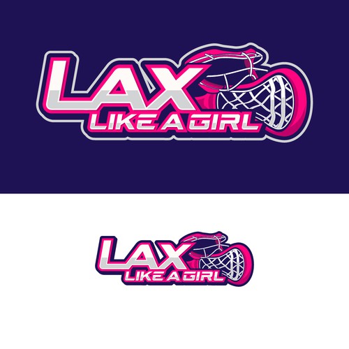 A classic yet fun logo for the fearless, confident, sporty, fun female lacrosse player Design by Jans...