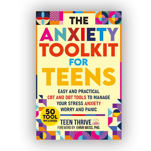 Book cover that POPS and ATTRACTS ATTENTION for TEENS (topic: Anxiety for Teens) Design by ^andanGSuhana^