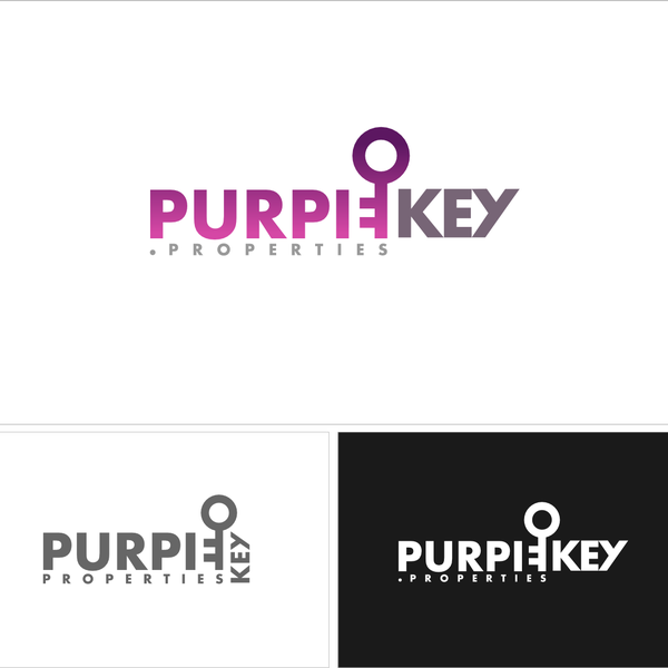 Logo design for Purple Key Properties