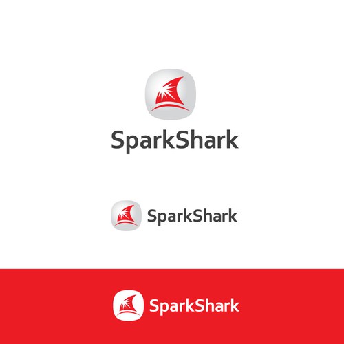 コンペ「Spark Shark need exciting new logo for EV (electric vehicle) charger review site」のデザイン by A.Matarさん 