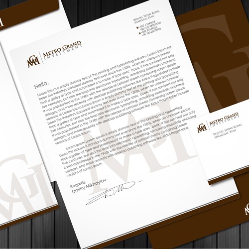 Stationery contest entry by cArnn