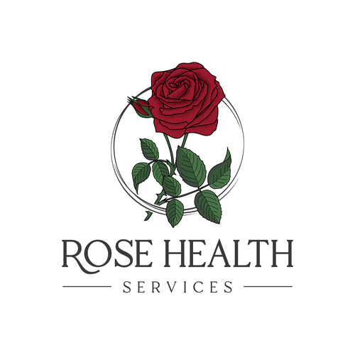 Design a classic and elegant rose logo for a health business Design by ChrissaMarion