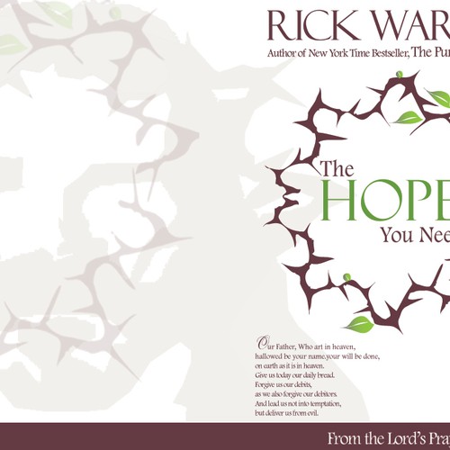 Design Rick Warren's New Book Cover Diseño de Nelinda Art