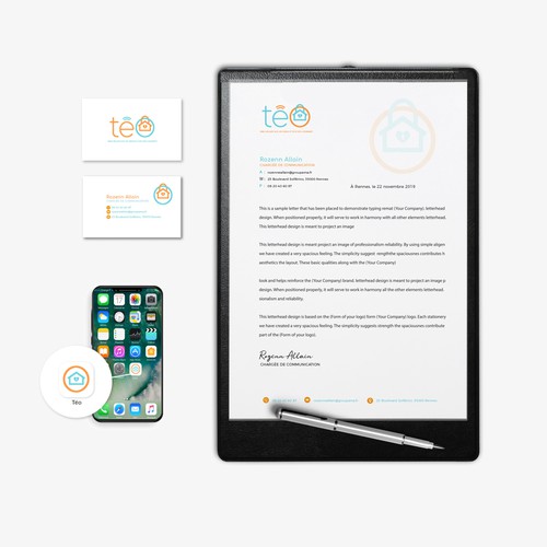 Logo & brand identity pack contest entry by Mélissa Lacoste