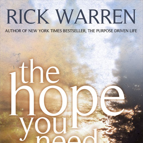 Design Rick Warren's New Book Cover Diseño de Northwest Graphic
