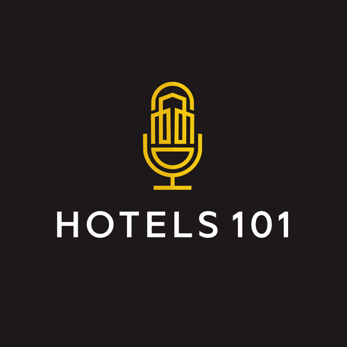 Create a logo for a podcast called - Hotels 101 - incorporate a hotel in the logo Design by Ghouvan