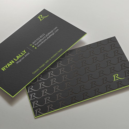 Design a magician's business card Design by kaylee CK