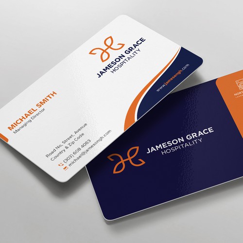 Create a modern and clean business card for a parent company with 4 subsidiaries Design by CilioLab✦