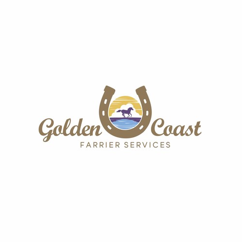 Golden Coast Farrier Services Design by tasa