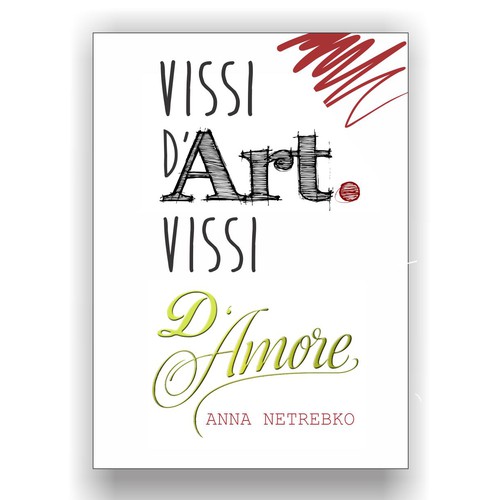 Illustrate a key visual to promote Anna Netrebko’s new album Design von Sidao