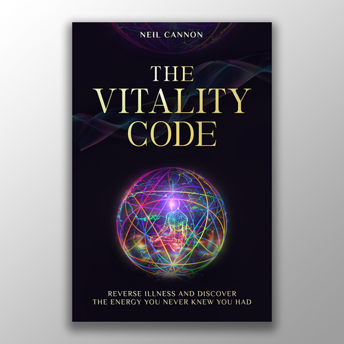 Vitality Book design to appeal to conscious people Design by Brandkore™