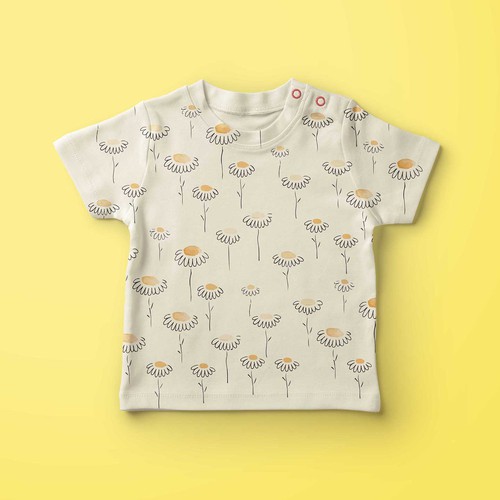 Illustrations to print onto a baby clothing- onesie, nursing cover, headbands, leggings..etc Design by diMo