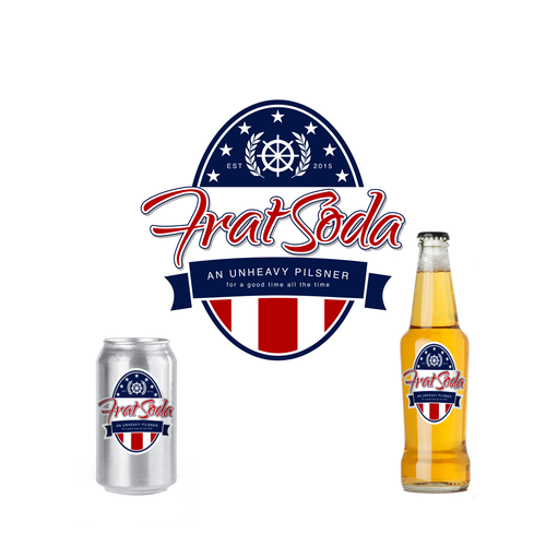 Create a logo for a new breed in light beer - Frat Soda! | Logo design ...