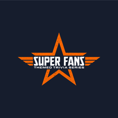 SUPER FANS Theme Trivia Series Logo Design by Alexa_27