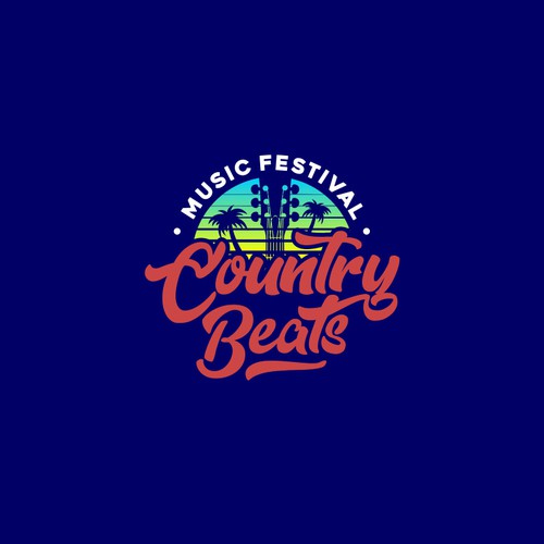 Iconic logo for iconic event for country music festivals in Florida Design by Glomings✅