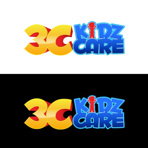 Create a modern yet bright, happy and fun logo for 3C Kidz Care Design by Zarkum