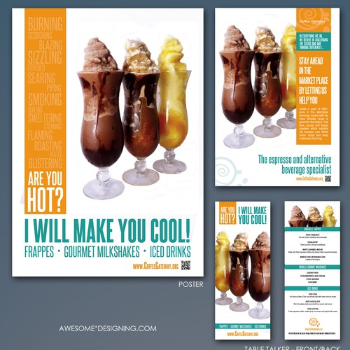 postcard or flyer for Doubleshot Concepts Design por Awesome Designing