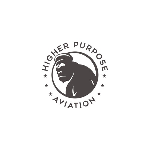 Higher Purpose Aviation Design by Custom Logo Graphic