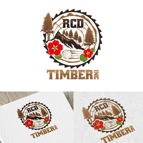 Design a Pacific NW logo for a family oriented logging company Design by Paradise Dream