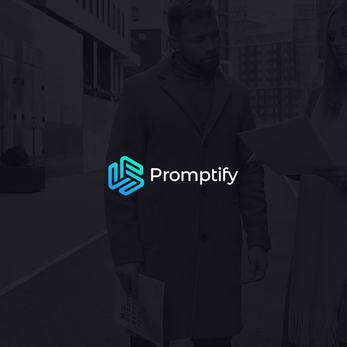 Modern, Simple and Sleek Logo for Promptify.com Design by VisibleGravity™
