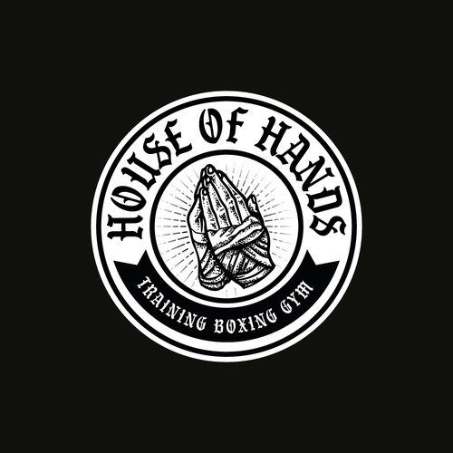 House Of Hands boxing gym logo design Design by SEVEN 7