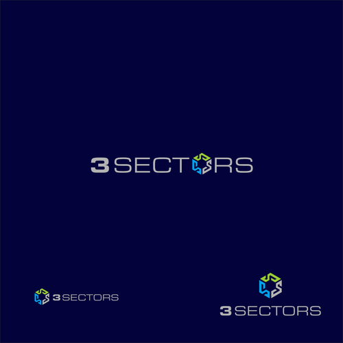 Design logo for 3Sectors (Conference and exhibition organization company) Design by debora_