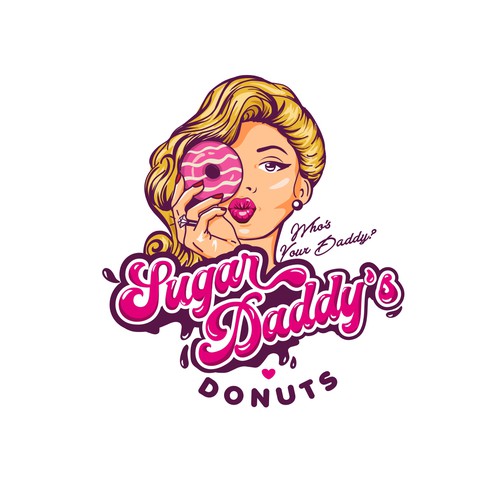 SUGAR DADDY DONUTS LOGO CONTEST Design by nindadian