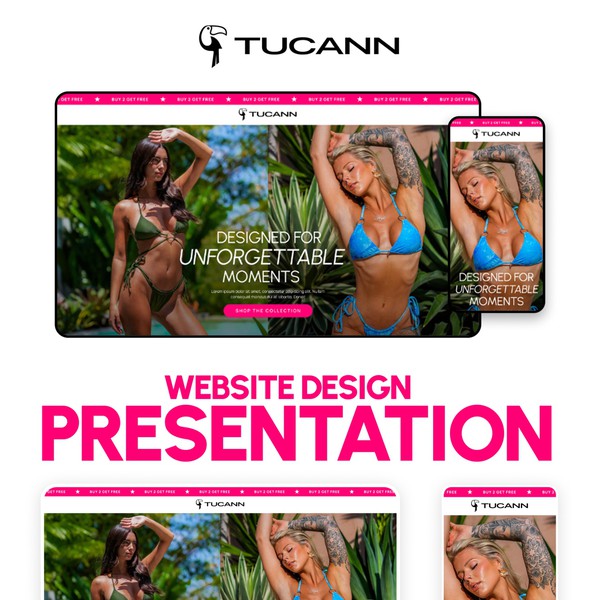 Website design with mobile responsiveness 