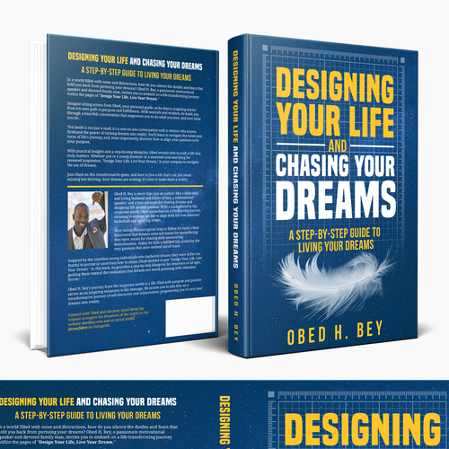 Design a book cover that will turn doubters into dream chasers. Design by Hisna