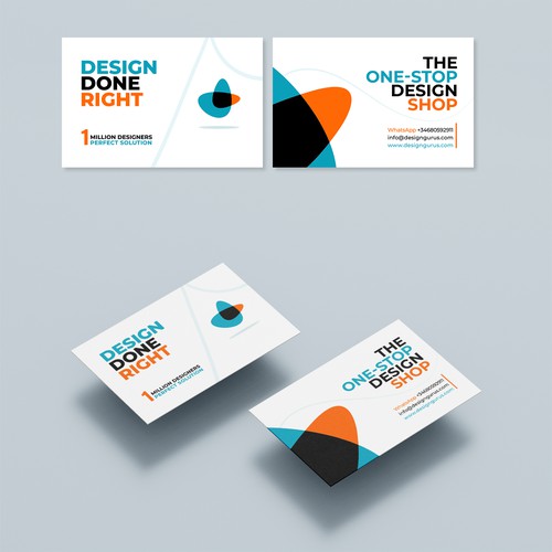 Business Card for DesignGurus.com Design réalisé par VisibleGravity™