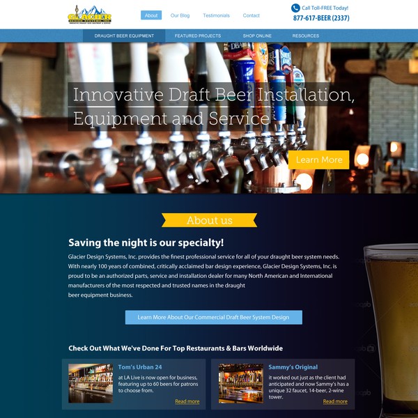 Website design for GDS