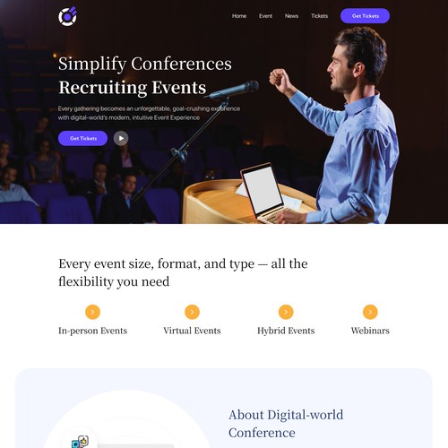 Web page design contest entry by Louis@Design