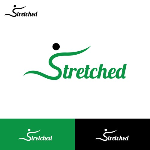 Looking for a sleek yet eye catching logo for my stretching studio. Design by Web Hub Solution